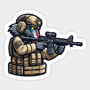 Tactical Monkey Sticker